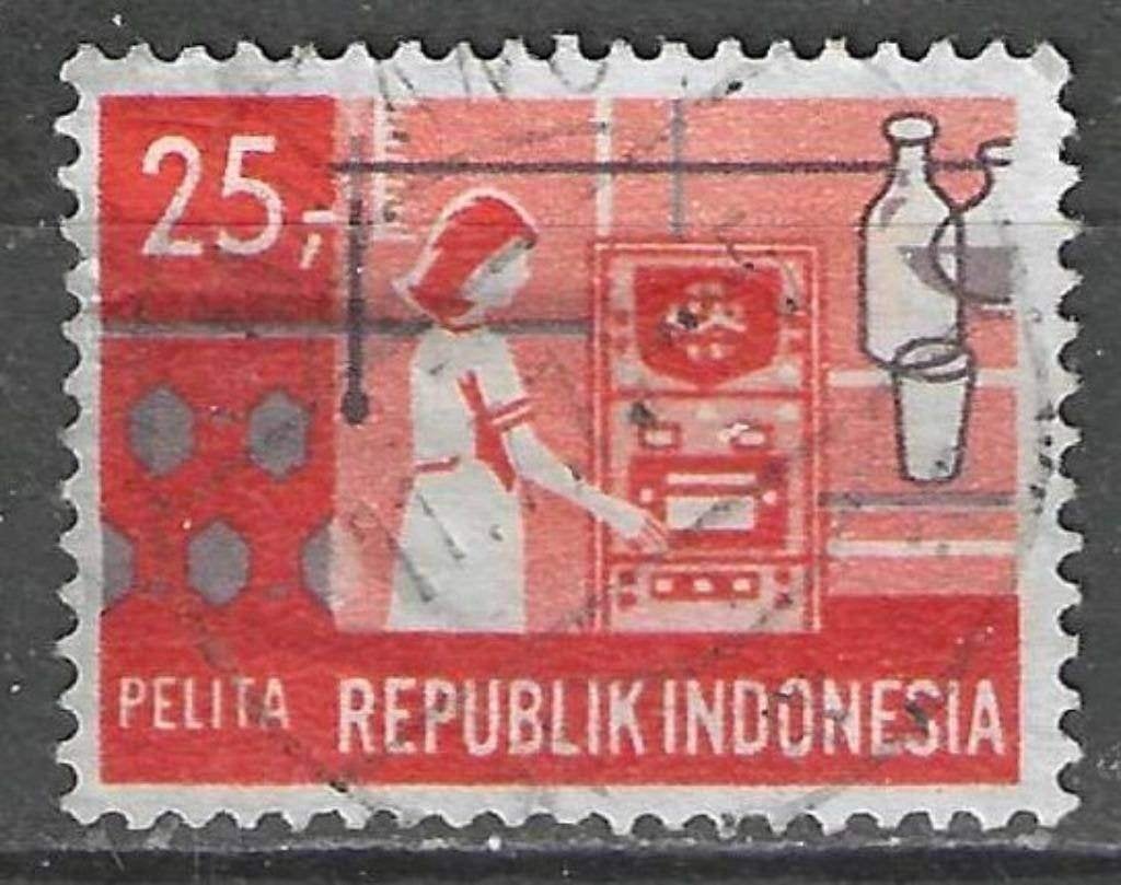 Indonesie 1969 - Yvert 578 - Vijfjarenplan (ST), Postzegels en Munten, Verzenden, Gestempeld
