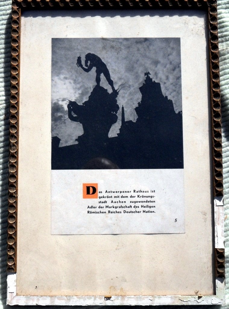 Oude kader Duits. 37*26 cm., Antiek en Kunst, Ophalen