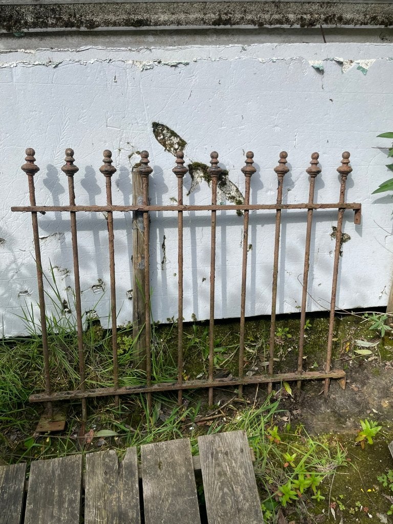 ijzeren,  metalen poort / hek, Ophalen, Met poort, Gebruikt, Overige typen