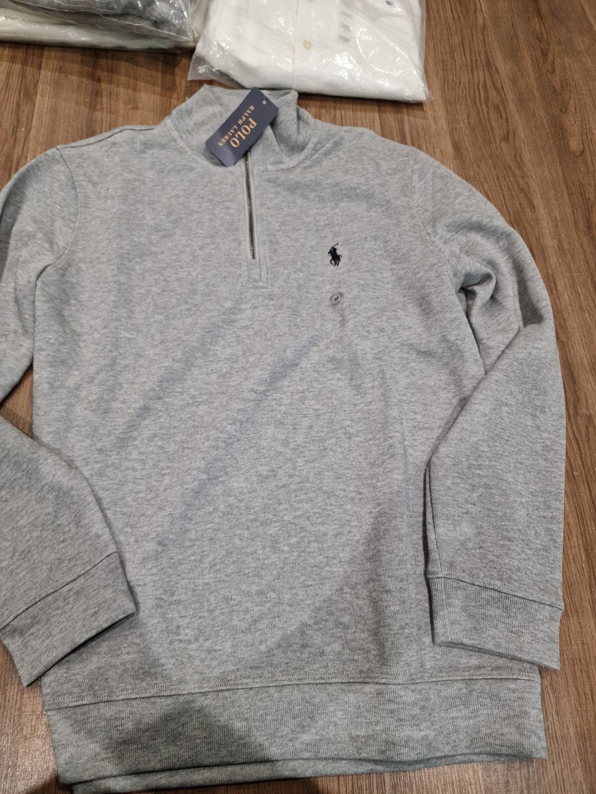 pull ralph lauren, Vêtements | Hommes, Enlèvement ou Envoi, Neuf, Taille 48/50 (M), Gris
