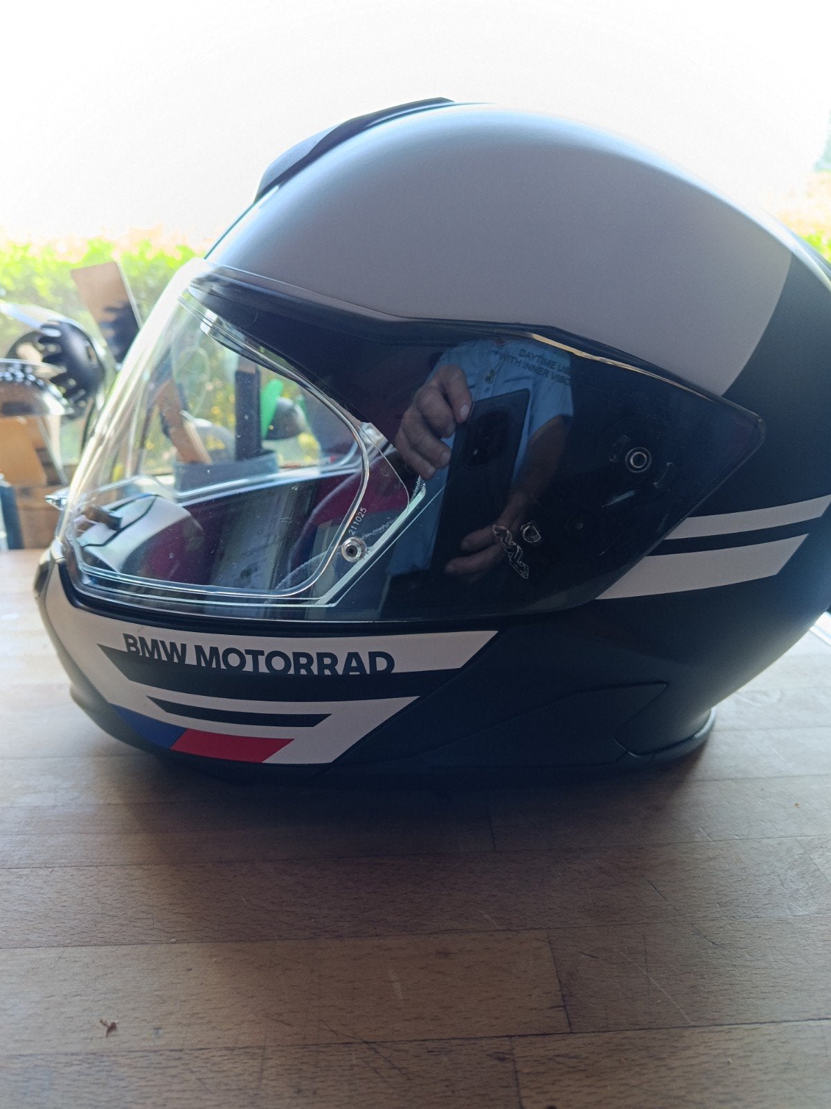 Casque modulable BMW, Enlèvement, S