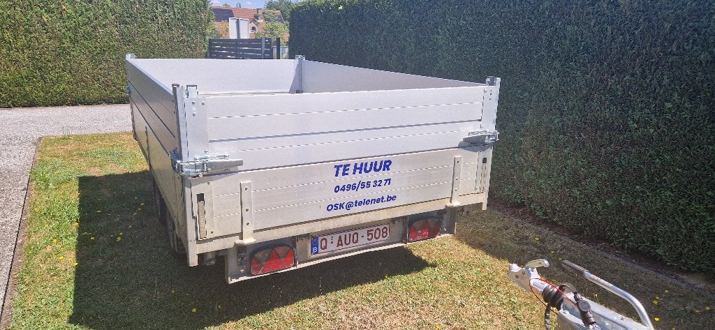 Motortrailer voor meerdere motoren te huur | Tandemasser |, Auto diversen, Aanhangers en Bagagewagens, Nieuw, Ophalen