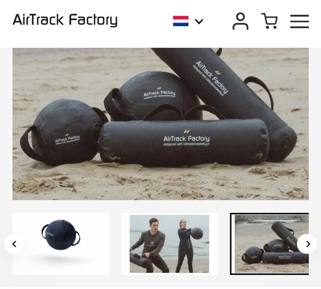 Airtrack aqua 15 kg, Ophalen