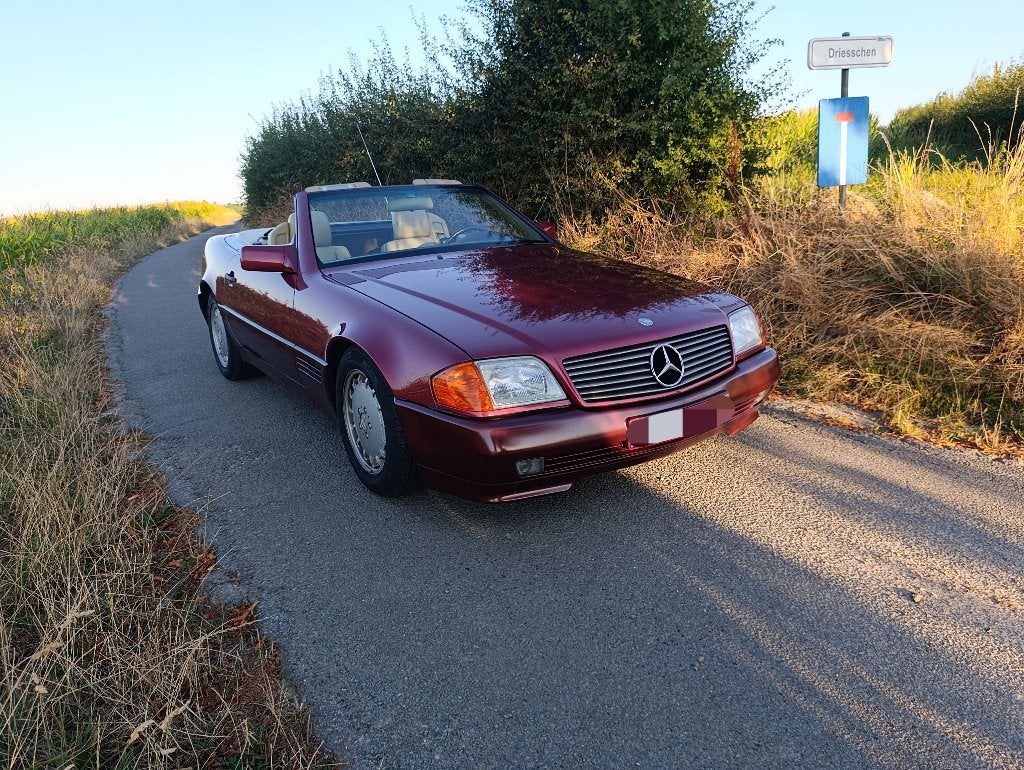 Mercedes-Benz 300 SL cabriolet R129 uit 1989, Auto's, Achterwielaandrijving, Beige, Cabriolet, Particulier