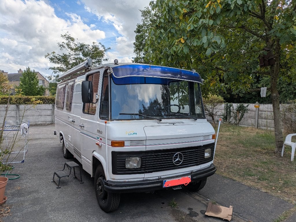 Mercedes 406D Camper, Auto's, Mercedes-Benz, Particulier, Te koop, Handgeschakeld
