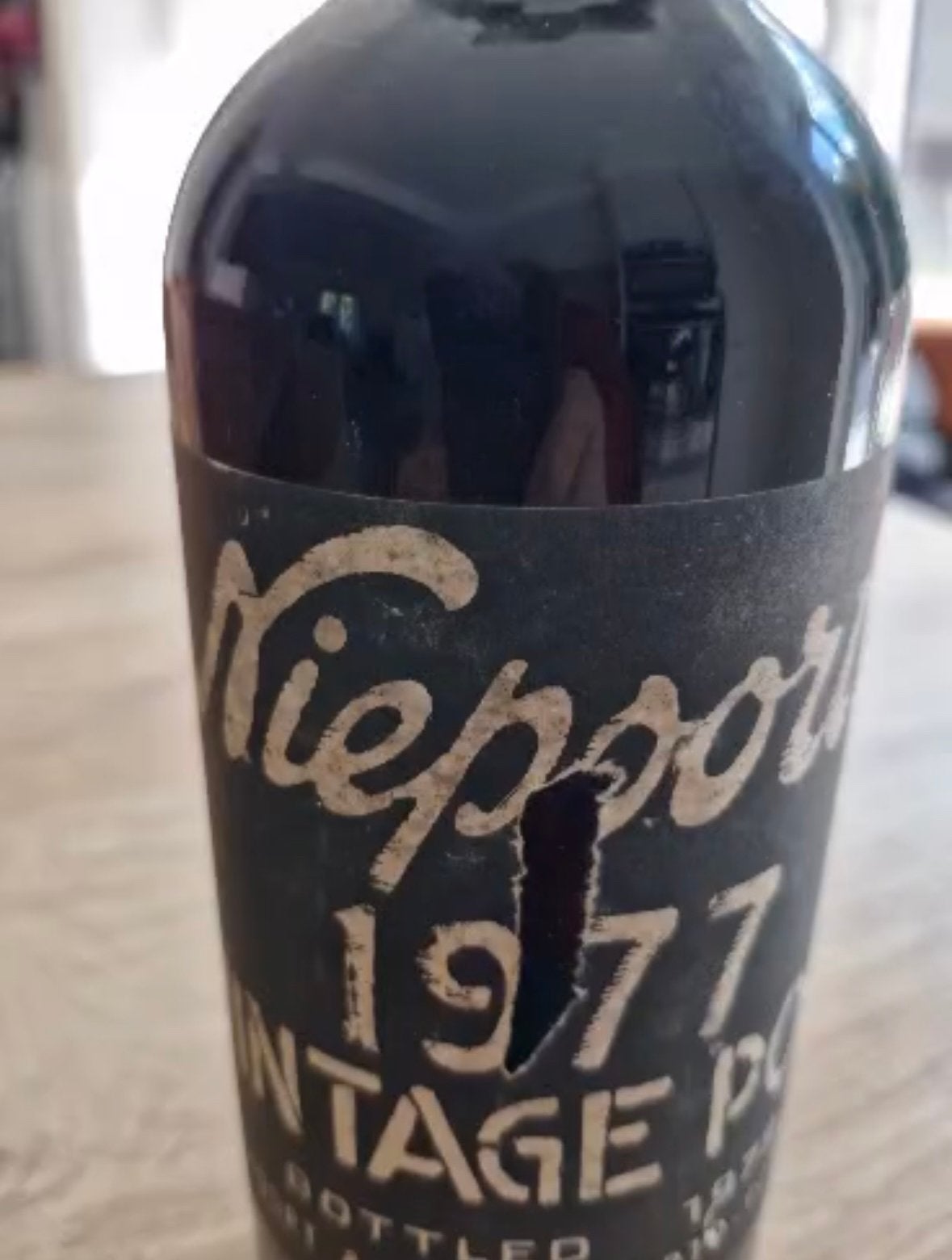 Kistje Porto Niepoort - Vintage 1977, Verzamelen, Ophalen, Nieuw, Port
