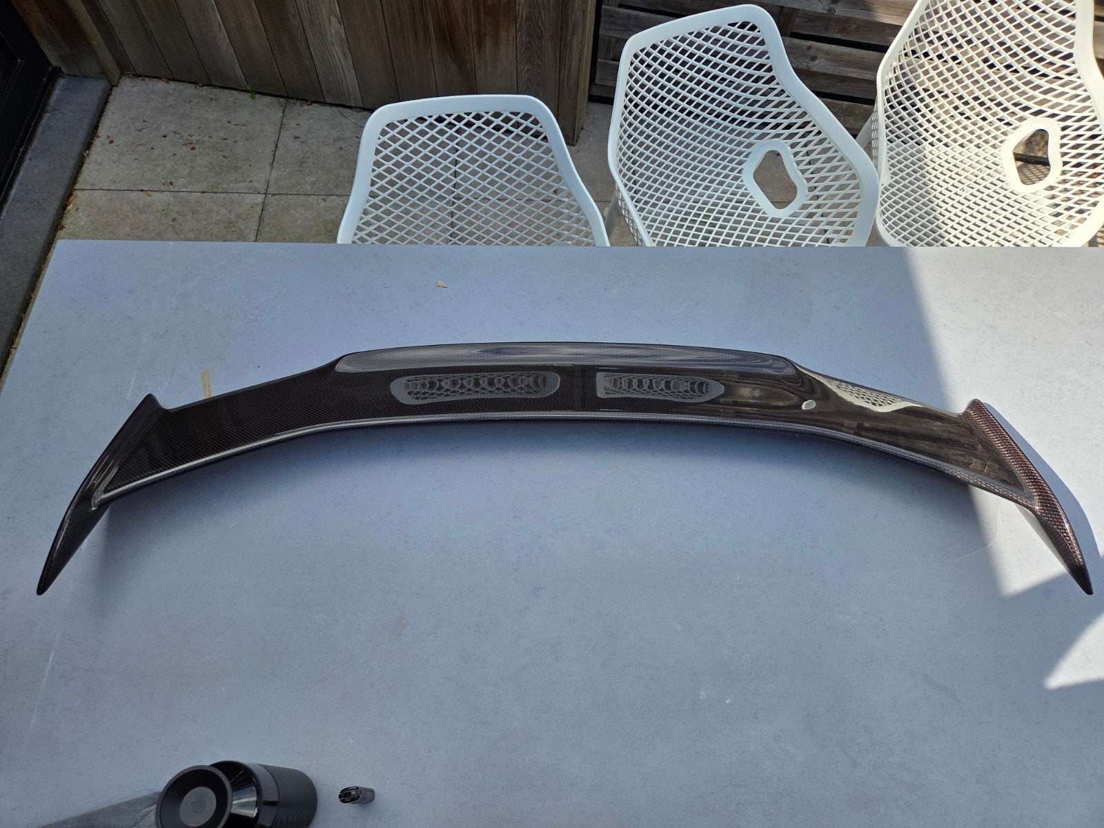 Honda Civic Type R FL5 carbon spoiler met schade, Ophalen, Voor, Honda