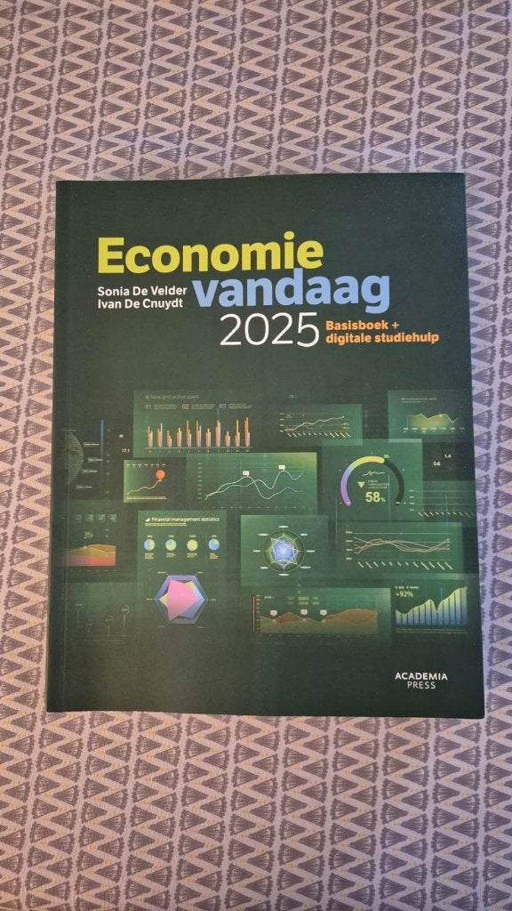 Economie Vandaag 2025, Boeken, Studieboeken en Cursussen, Ophalen of Verzenden, Nieuw, Hogeschool, Academia Press