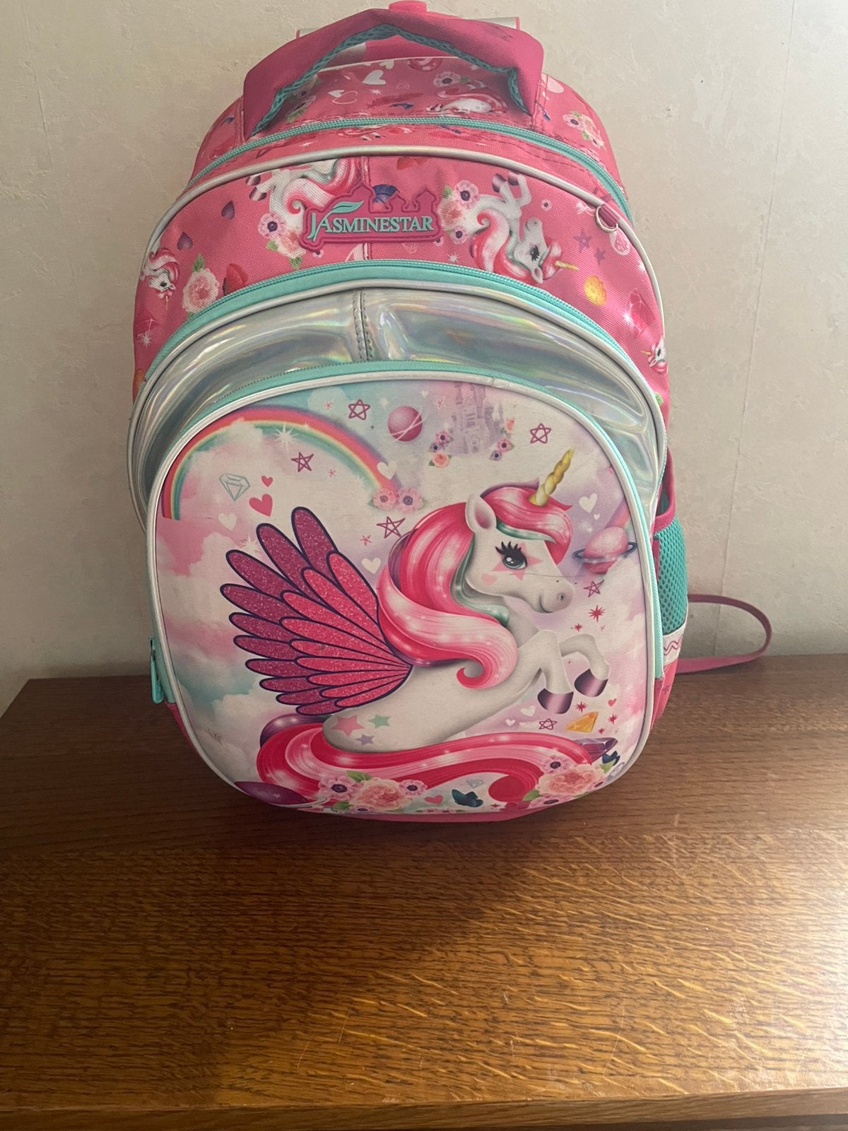 Jasmine Star Unicorn rugzak op wielen -Trolley voor kinderen, Ophalen, Gebruikt