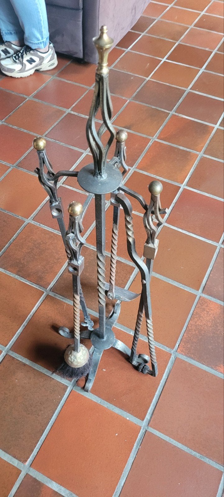 Antieke houtstoof accessoires1, Huis en Inrichting, Woonaccessoires | Paraplubakken, Ophalen