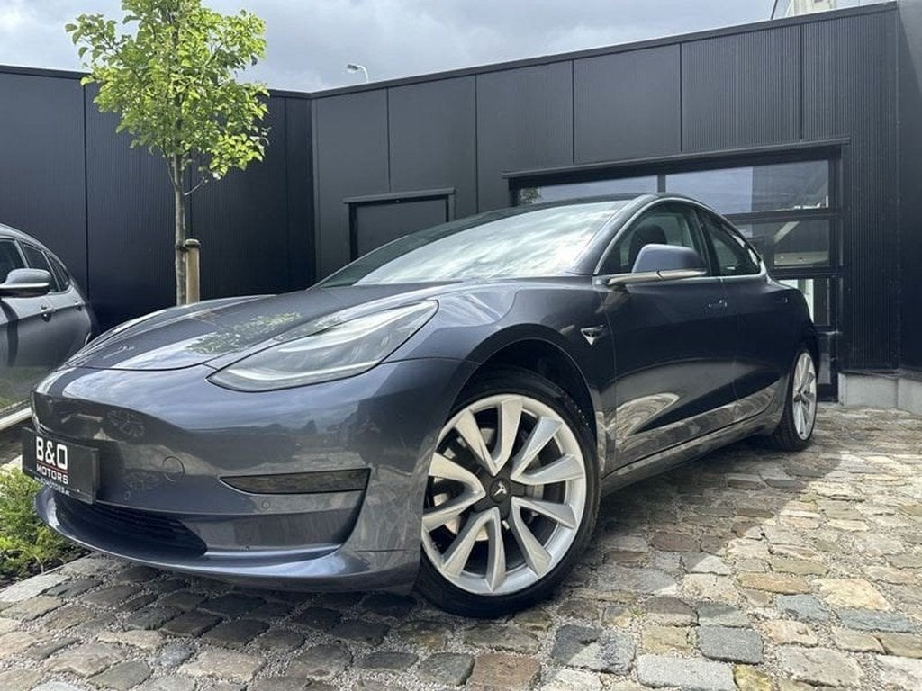 Tesla Model 3 Long-Range Dual Motor AWD 441pk / 19"Alu NW b, Auto's, Automaat, Zwart, Blauw, 326 kW