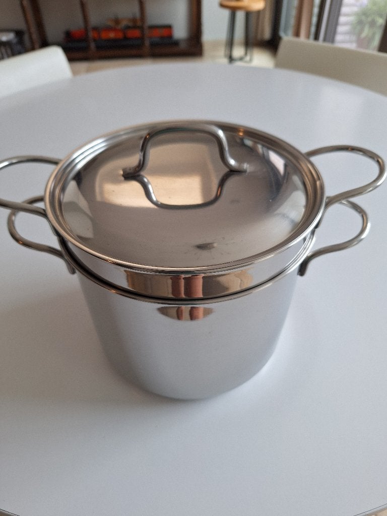 spaghettipot, Inox, Avec couvercle, Comme neuf, Enlèvement