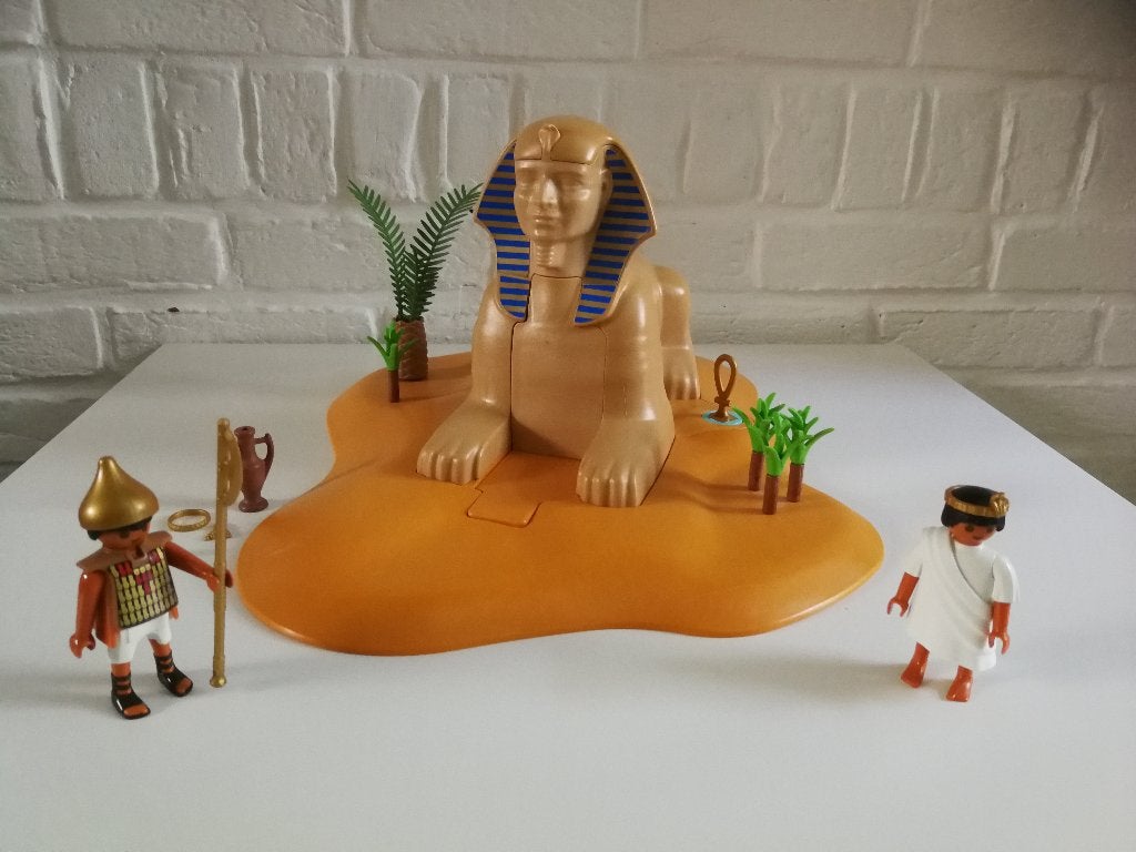 Playmobil 4242 Sfinx met mummie, Kinderen en Baby's, Speelgoed | Playmobil, Gebouw, Historisch, Zo goed als nieuw, Complete set