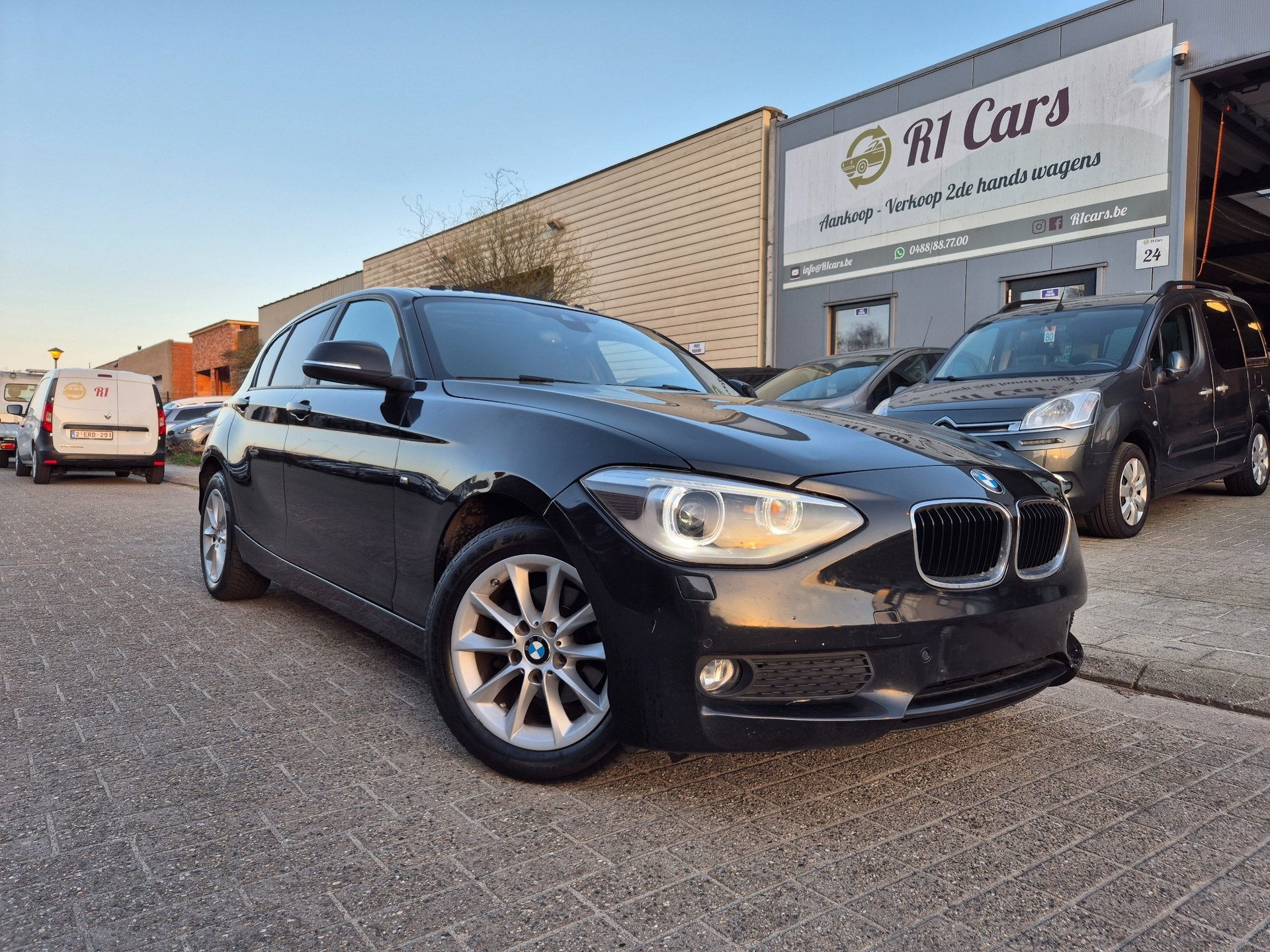 Bmw 116d F20 Automaat/Led/Groot Navi/OPEN DAK/GEKEURD V.V, Auto's, BMW, Bedrijf, Te koop, 1 Reeks, ABS, Adaptieve lichten, Airbags