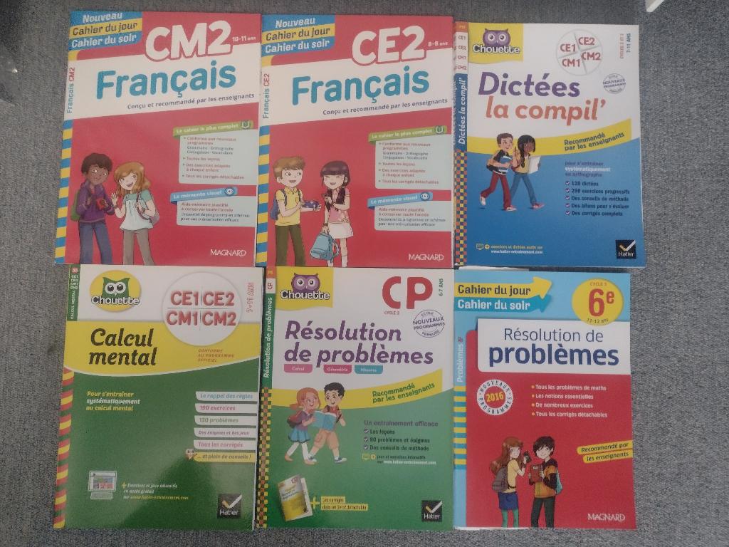 Lot livrets scolaires primaire math français NEUFS PRIX BAS, Enlèvement ou Envoi, Primaire, Français