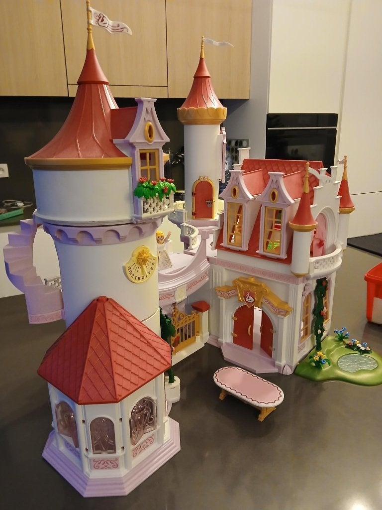 Playmobile Prinsessen kasteel, Ophalen, Gebouw, Complete set, Zo goed als nieuw