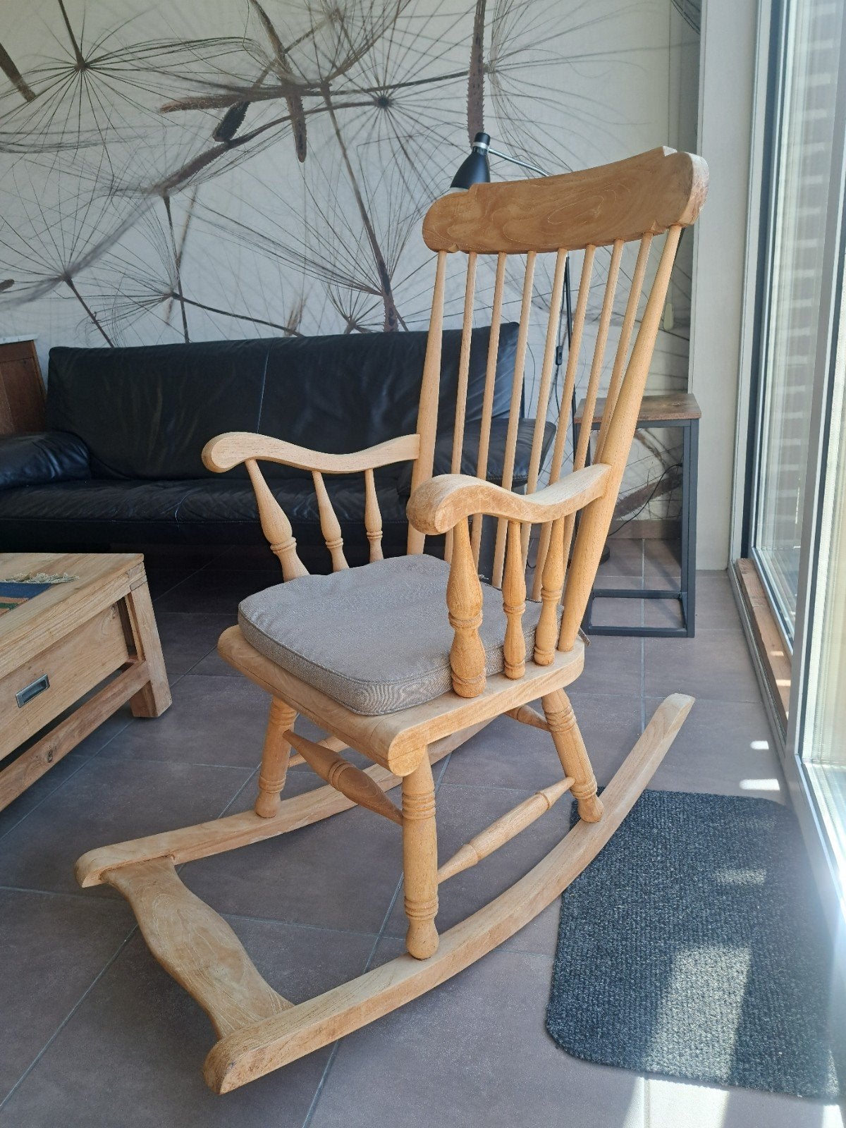 Schommelstoel vol hout 17kg, Enlèvement
