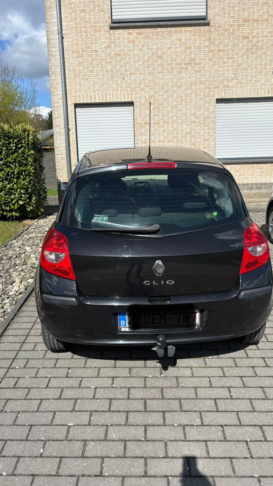 Renault clio in goede staat !!!, Auto's, Zwart, Bedrijf, Trekhaak, Clio