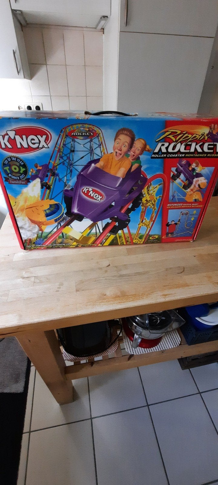 Montagnes russes Knex, Enlèvement