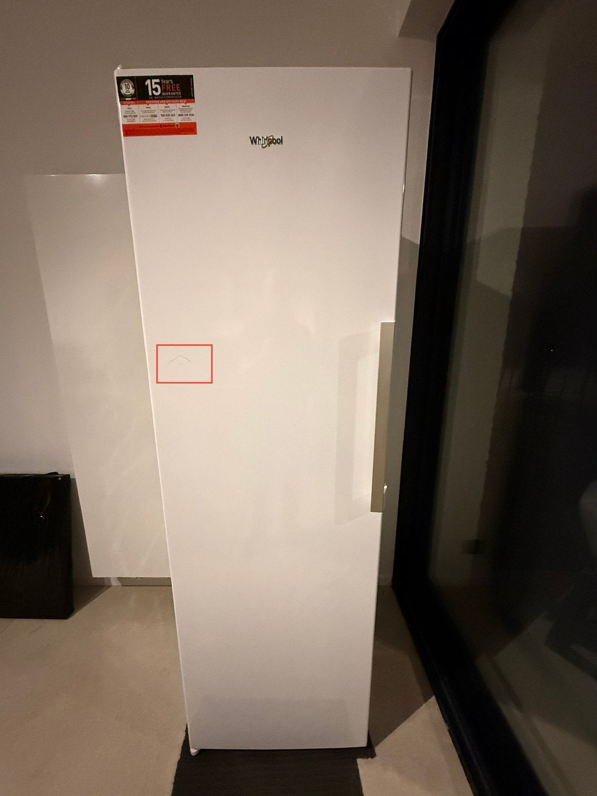 Whirlpool Freezer UW8 F1C WB NF 1 - 260L, Elektronische apparatuur, Ophalen, Zo goed als nieuw