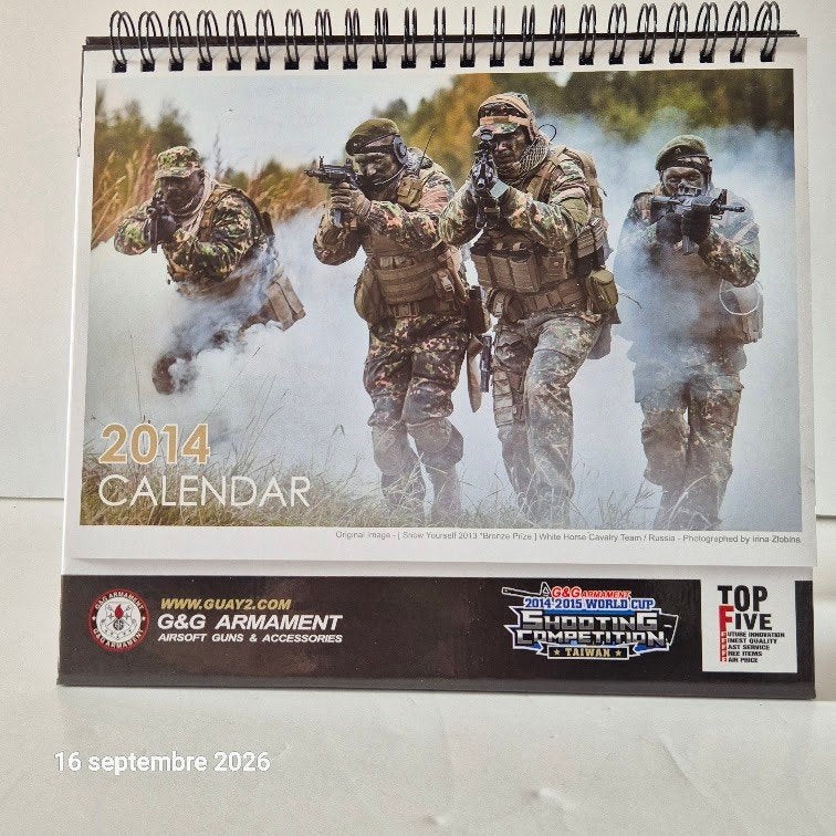promotionele bureaukalender voor het jaar 2014, Verzenden, Jaarkalender, Nieuw