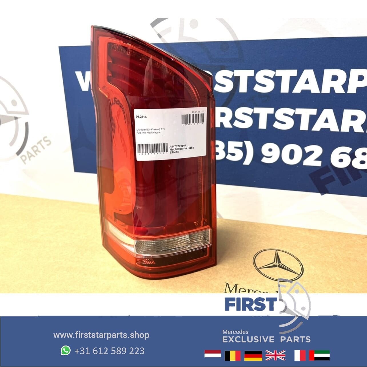 W447 ACHTERLICHT LINKS V KLASSE FACELIFT VOL LED Mercedes VK, Utilisé, -, -, Enlèvement ou Envoi