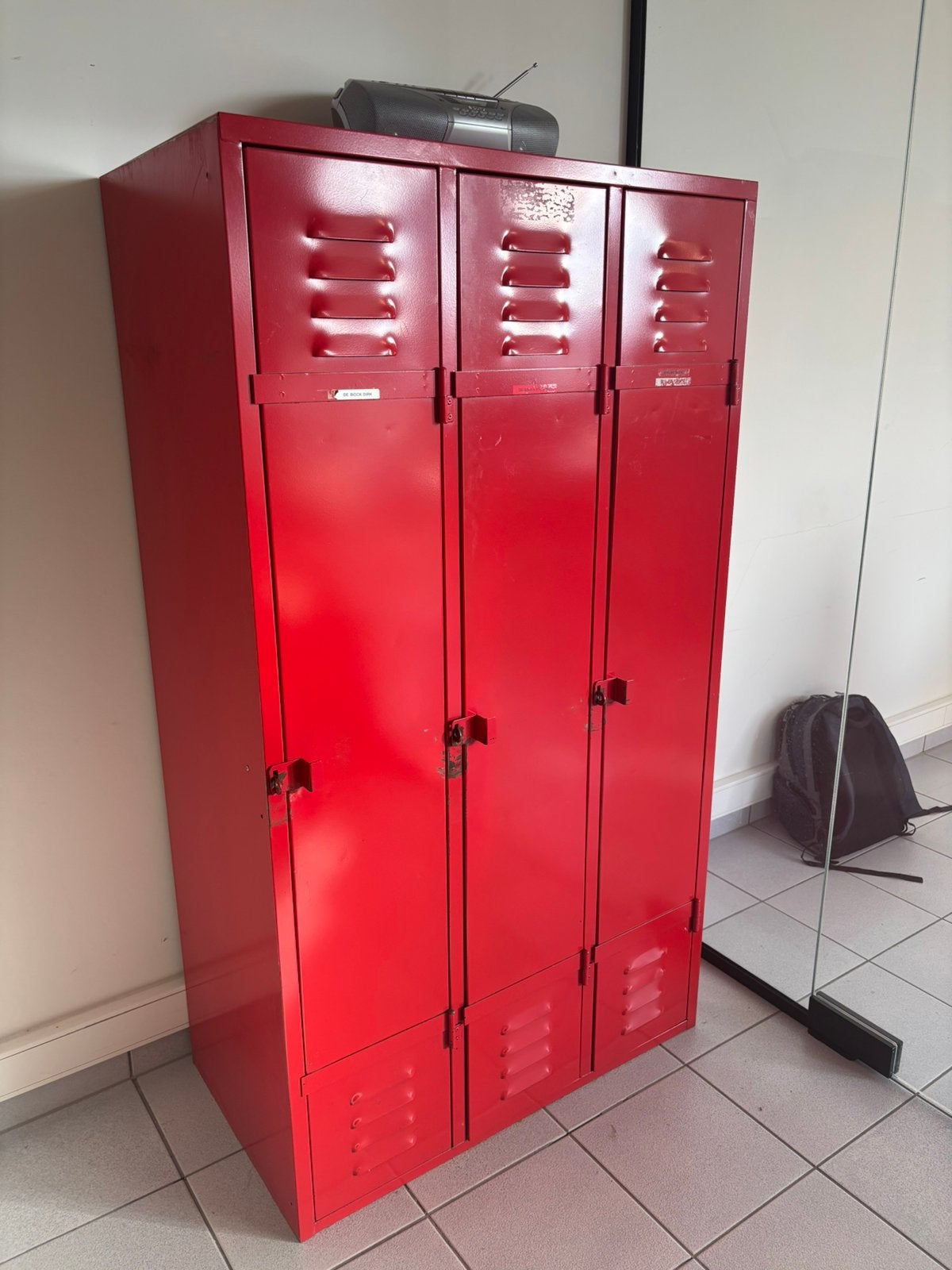 Rode lockers, Enlèvement, Utilisé