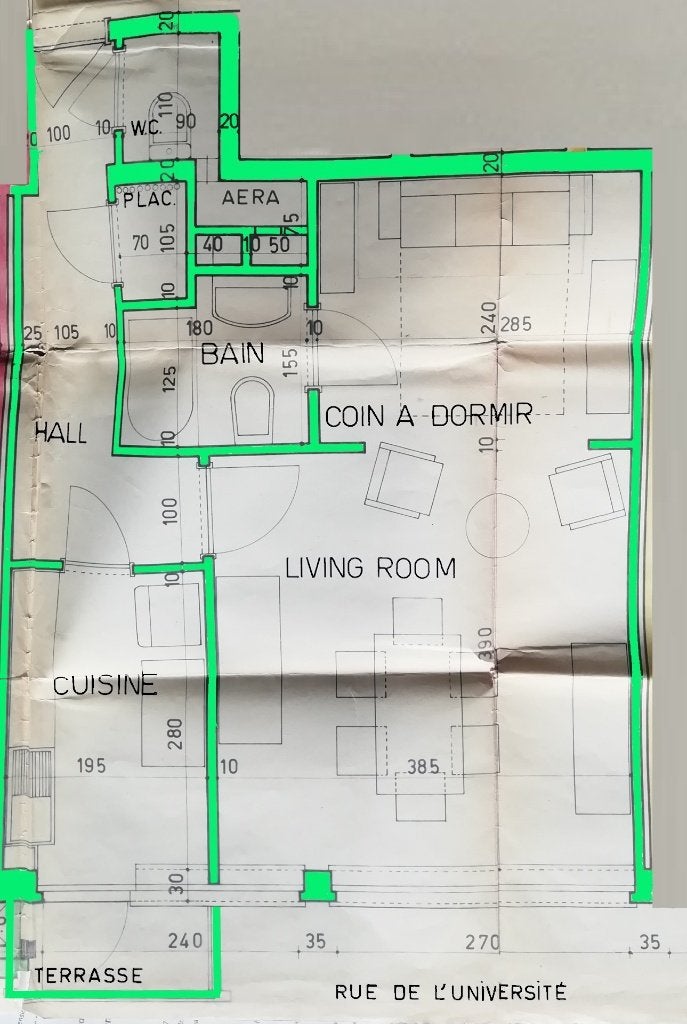 Studio/Kot lumineux avec balcon Liège Hypercentre 47m², Immo, Liège, Liège (ville), Studio