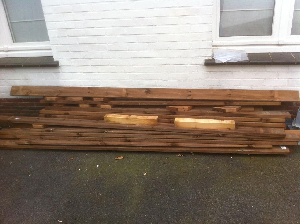 carport L. 5 x B. 3 m HOUT, Ophalen, Gebruikt, Carport