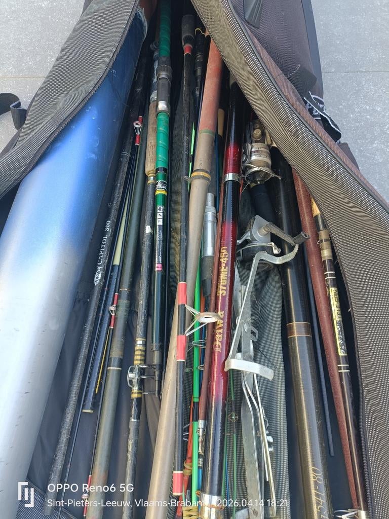 Oude visuitrusting, Ophalen