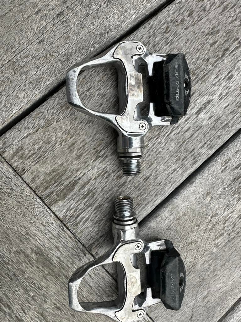 shimano dura ace trappers, Fietsen en Brommers, Crankstel of Pedalen, Gebruikt, Racefiets, Ophalen of Verzenden