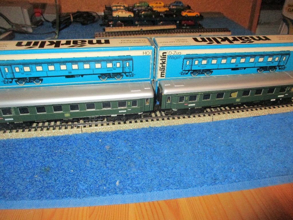 Marklin 4037 x 2, Enlèvement ou Envoi, Utilisé, Wagon, Märklin