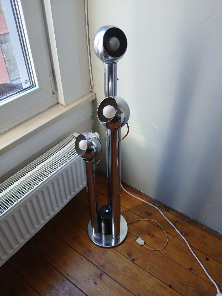 Gaetano Sciolari Space Age lamp S.A. Boulanger, Enlèvement