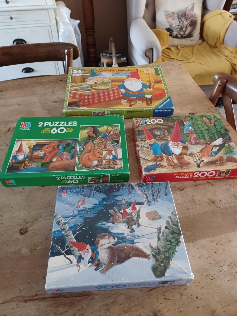 Puzzels David de kabouter vanaf 2 euro, Kinderen en Baby's, Ophalen of Verzenden