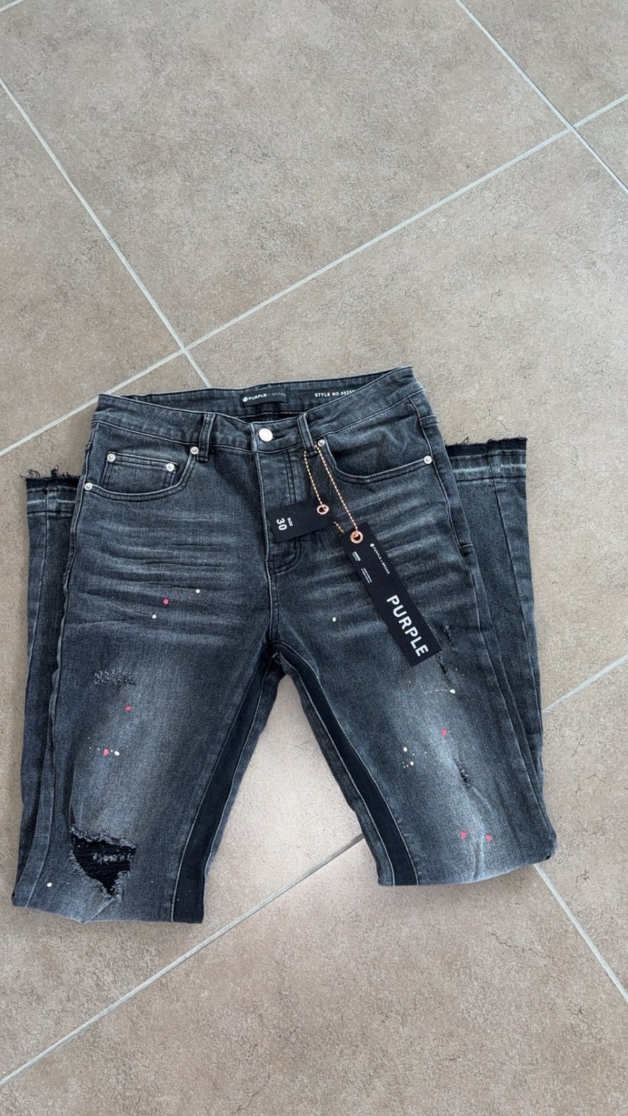 Jeans violets, Envoi, Neuf, Noir, W32 (confection 46) ou plus petit