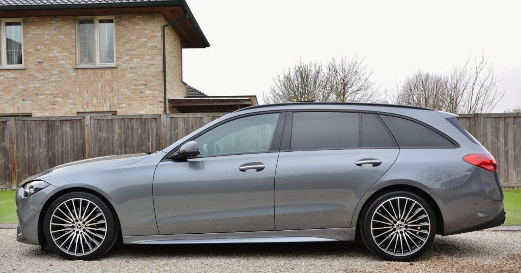 C 180 AMG 9G-Tronic"MATRIX-PANODAK-BURMESTER-360CAMERA", Auto's, Automaat, Achterwielaandrijving, 4 cilinders, 5 deurs
