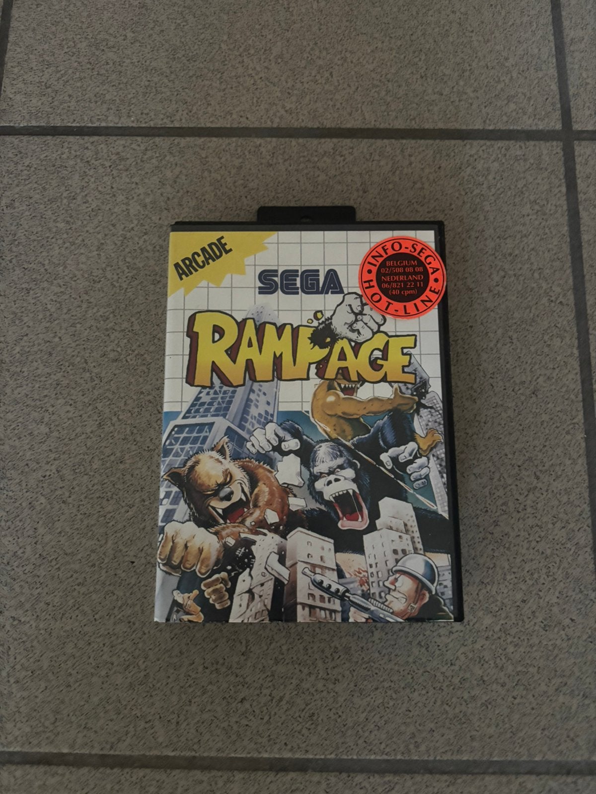 Rampage voor sega master system, Games en Spelcomputers, Spelcomputers | Sega, Ophalen of Verzenden, Master System