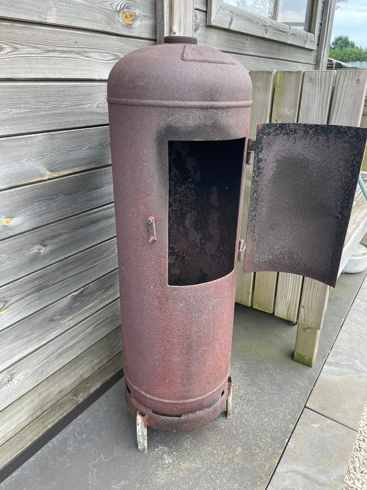 Rookton / smoker / roker, Tuin en Terras, Houtskoolbarbecues, Ophalen, Gebruikt