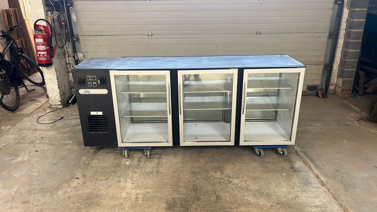 Horeca frigo, Ophalen, Zo goed als nieuw