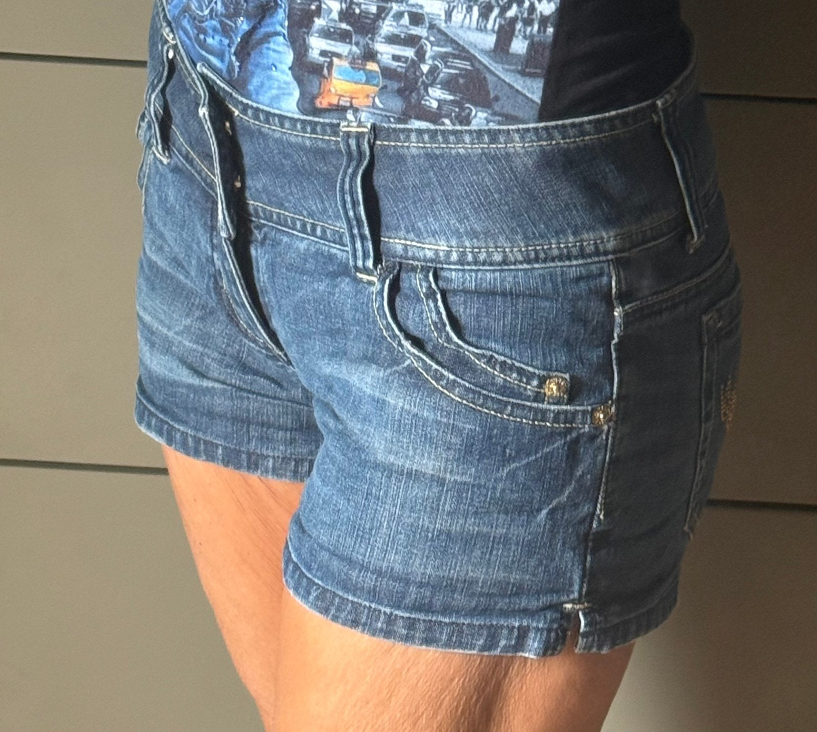 Short en jean Guess T27, Enlèvement ou Envoi, Porté, Ceinture