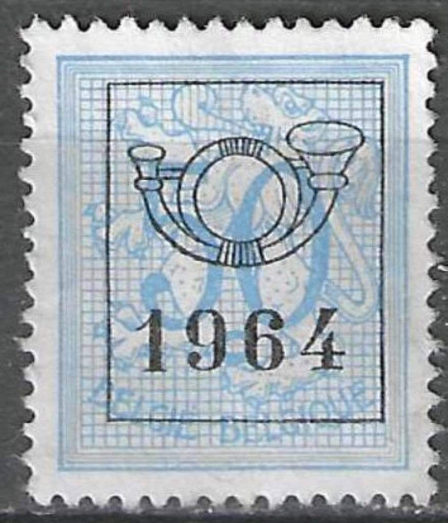Belgique 1964 - OBP 754pre - Empreinte F - 50 cm. (ZG), Timbres & Monnaies, Timbres | Europe | Belgique, Envoi, Non oblitéré, Sans gomme
