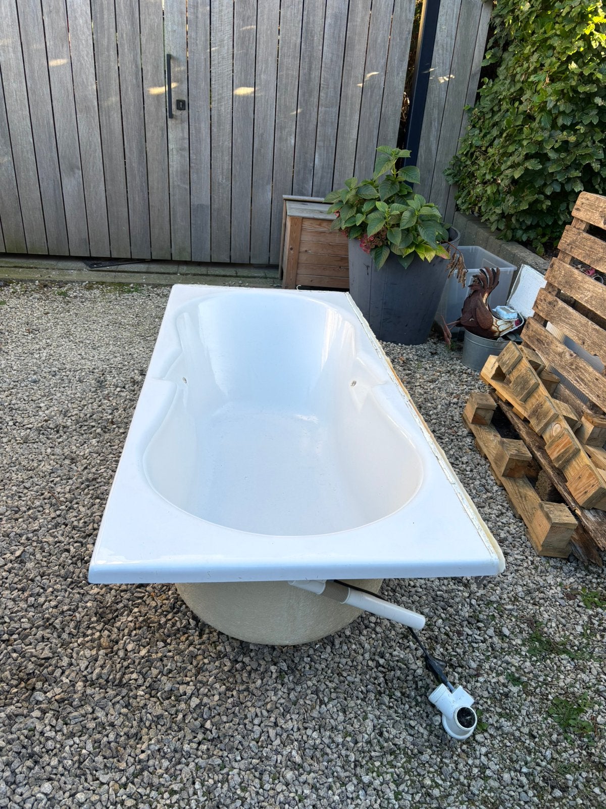 Baignoire en polyester, Enlèvement, Utilisé