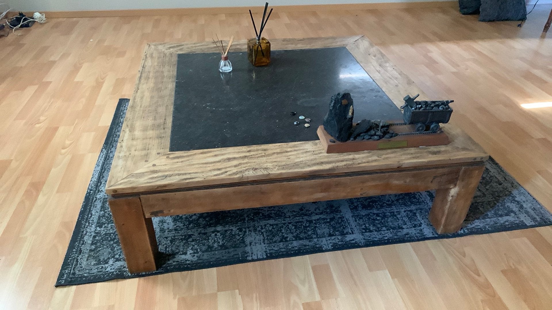 Salon tafel 120cm  x 120cm, Huis en Inrichting, Ophalen, Gebruikt, 5 – 50, Vierkant