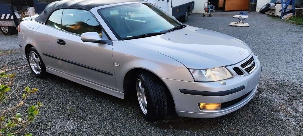 Saab 9-3 Cabrio (2004) - 2.0 Benzine - Euro 4  TeRestauraren, Auto's, Saab, Bedrijf, Saab 9-3, ABS, Lederen bekleding, Lichtmetalen velgen
