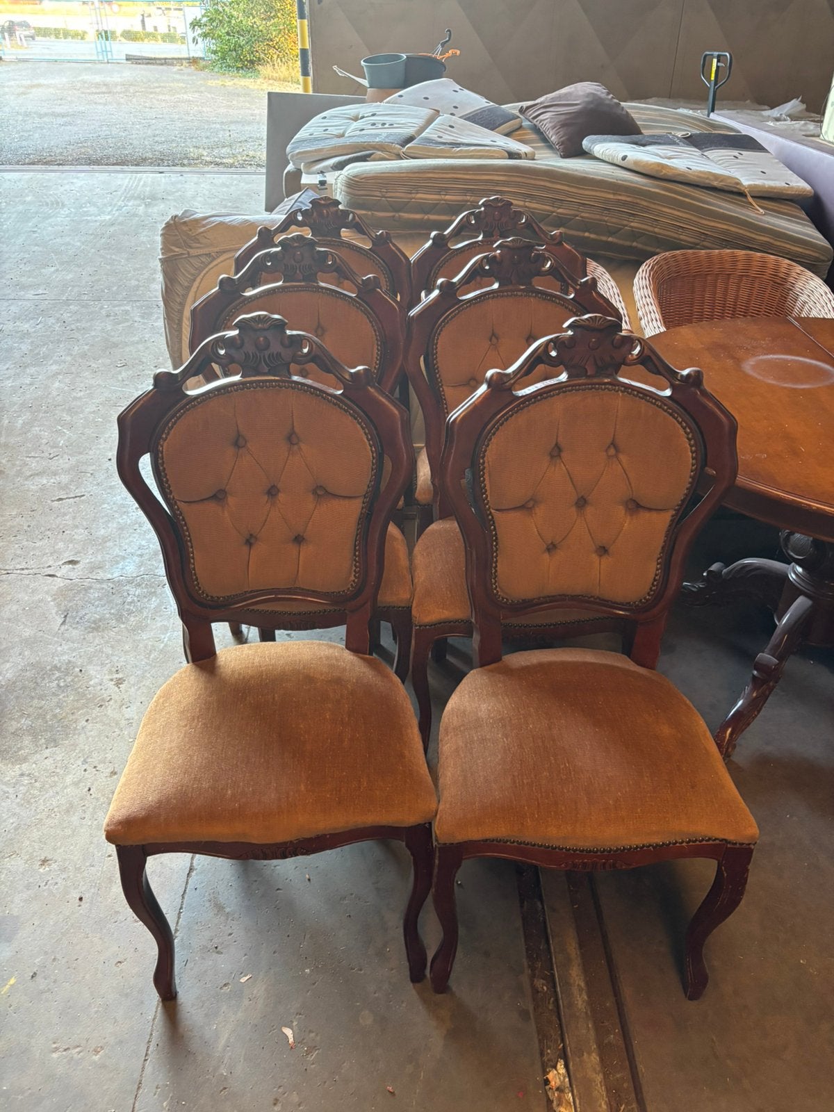 6 stoelen in barok stijl, Ophalen of Verzenden