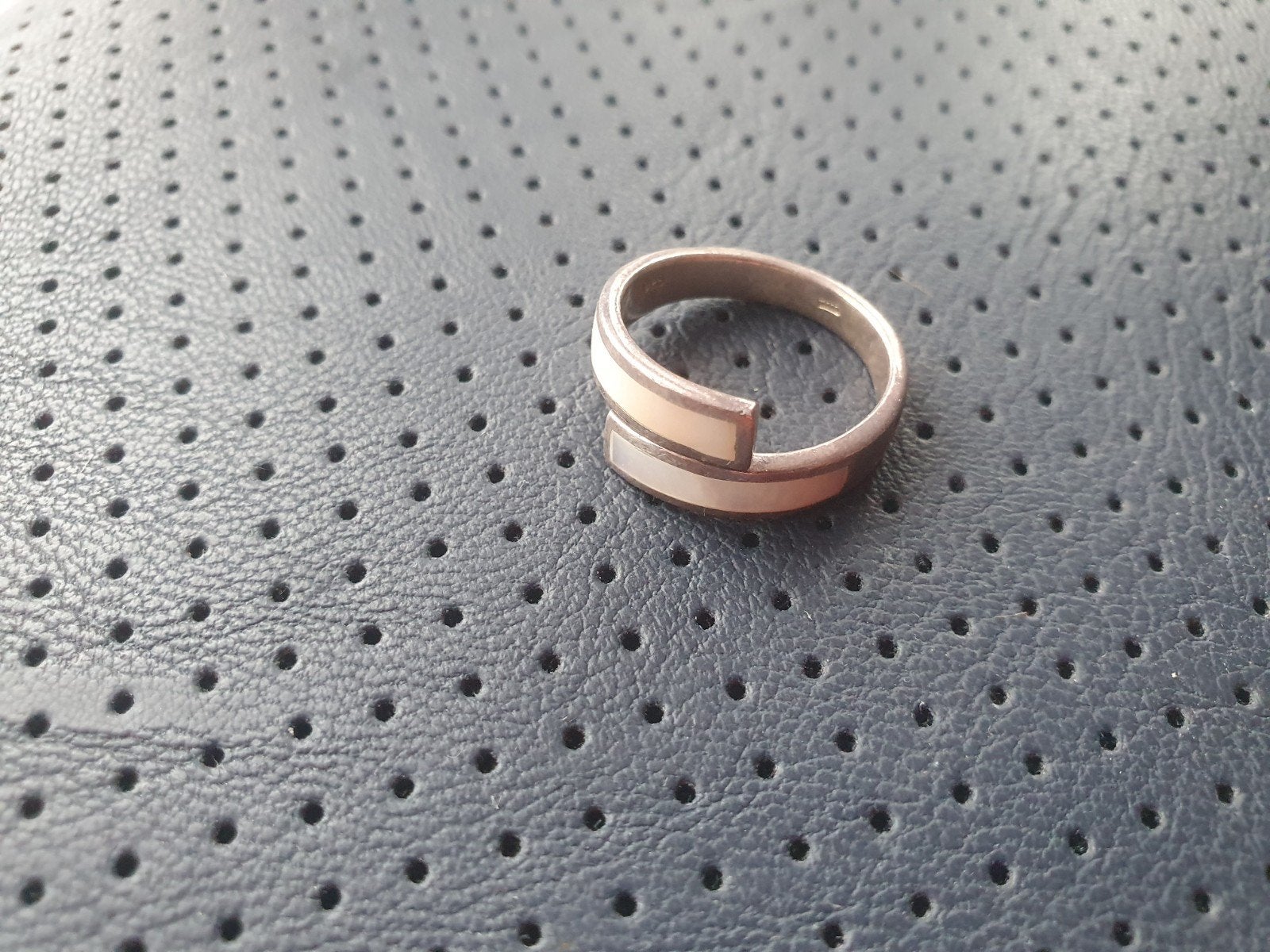 Bague en argent 925/ 925 silver ring, Bijoux, Sacs & Beauté, Bagues, Femme ou Homme, Plus petit que 17, Enlèvement, Utilisé