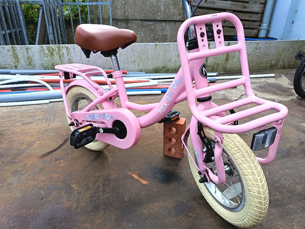 retro meisjesfiets, Enlèvement, Utilisé, 14 pouces ou moins, Frein à main