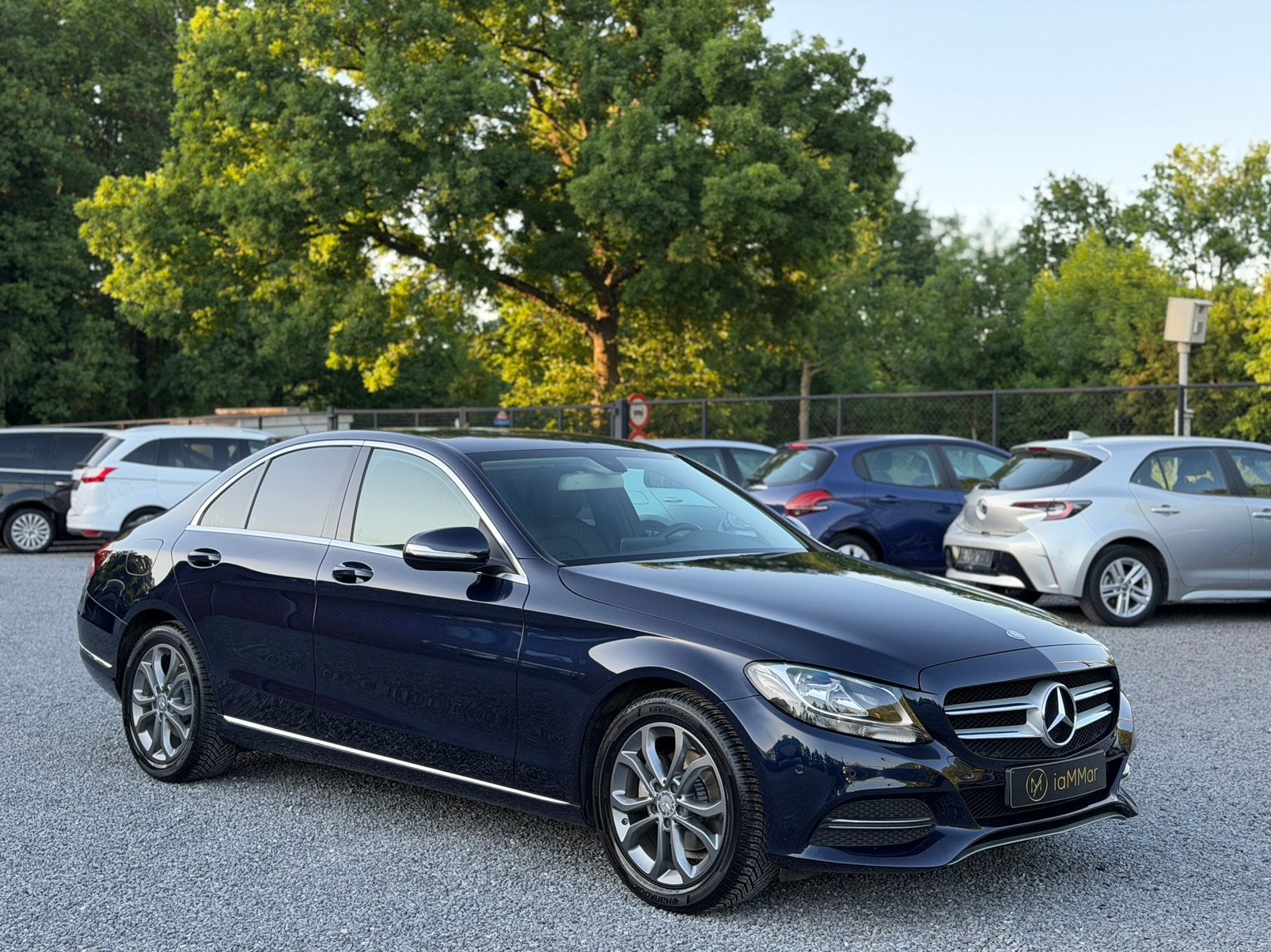 MERCEDES C180, Auto's, https://public.car-pass.be/vhr/0d936f2d-2405-4a55-a334-637dcf7b4140, Blauw, Leder en Stof, 1595 cc