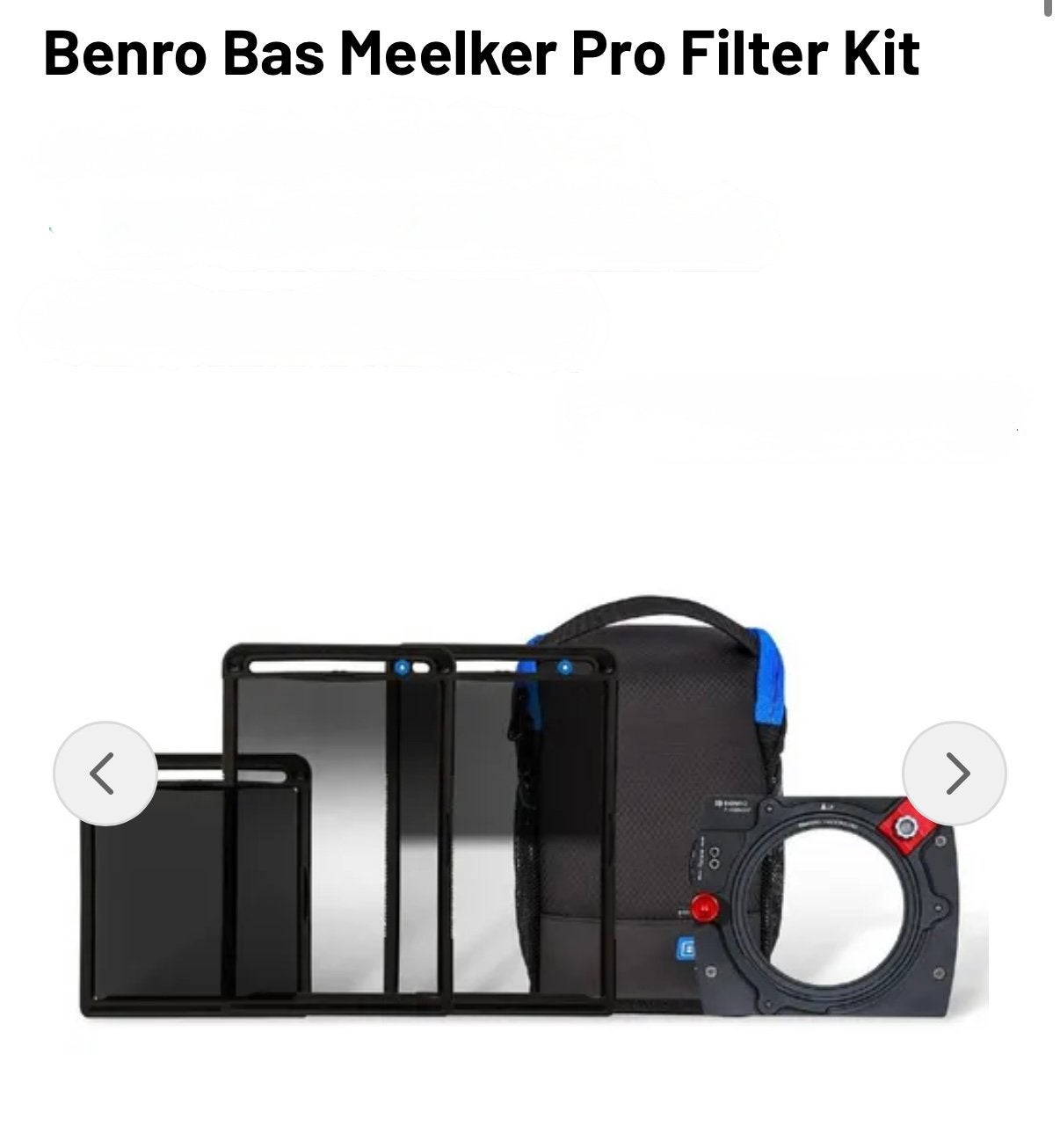 Benro FM10M3, TV, Hi-fi & Vidéo, Photo | Filtres, Enlèvement, Comme neuf, Autres marques