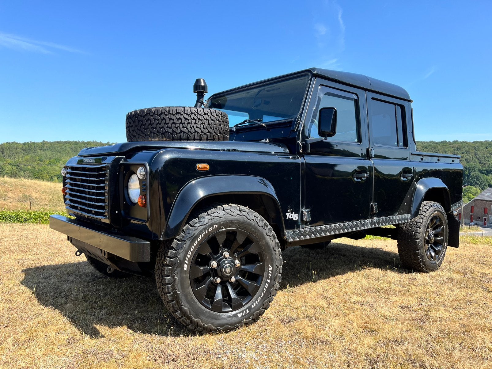 Land Rover Defender 110 TD5 crew cab utilitaire, Autos, Achat, Boîte manuelle, Particulier, Tissu